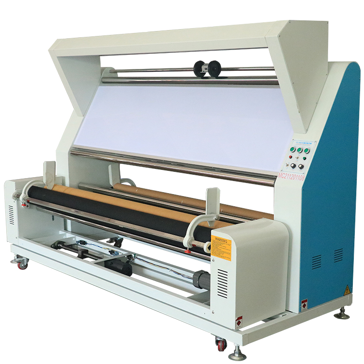 fabric inspecting measuring winding machine for textile industry