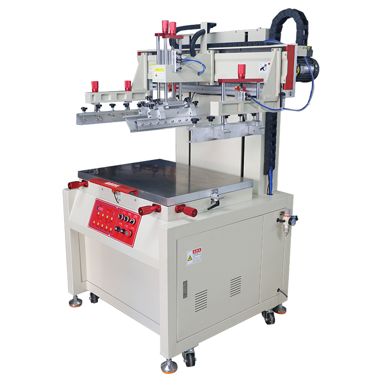 Precision plain screen printing machine