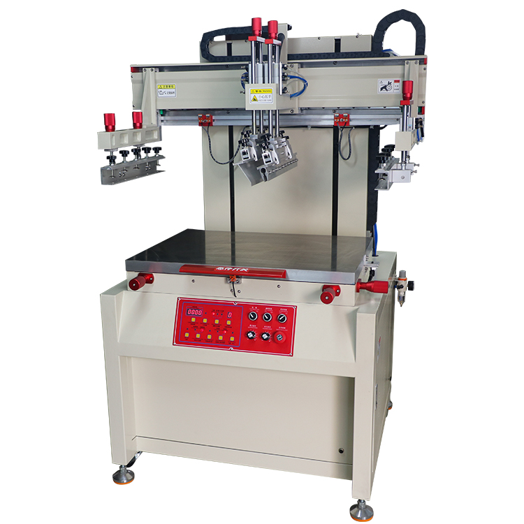 Precision plain screen printing machine