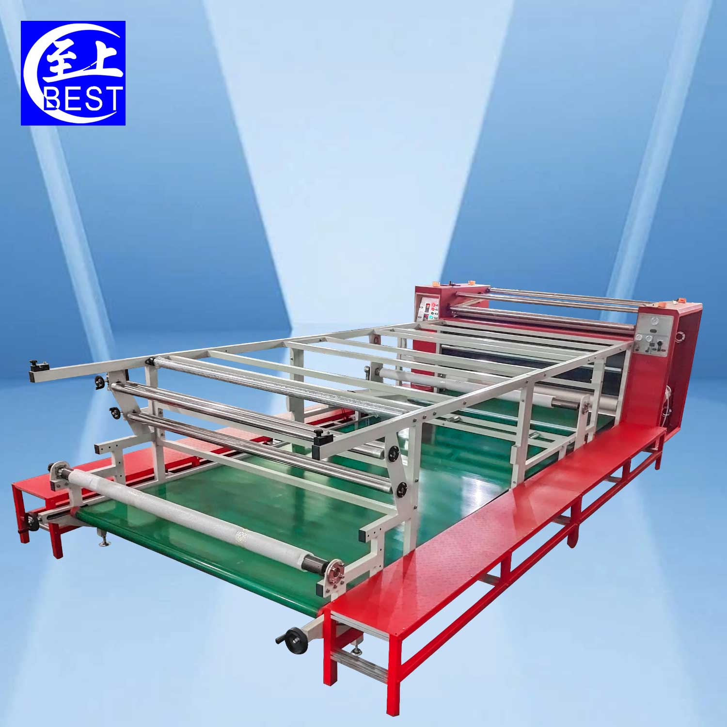 Roller heat press machine